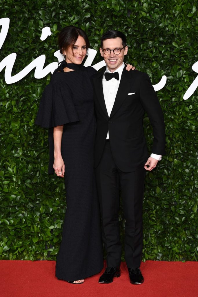 Alison Loehnis and Erdem Moralıoğlu at fashion british awards