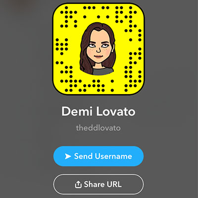 demi lovato snapchat